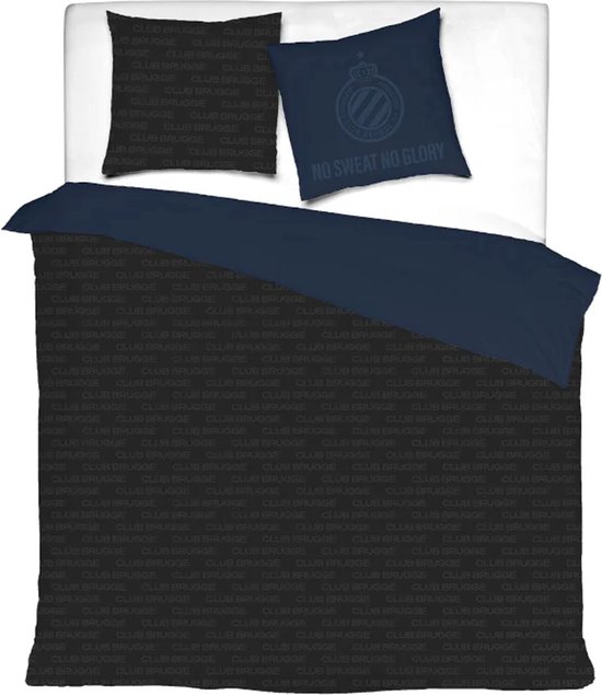 Club Brugge dekbedovertrek 2 persoons 2-zijdig navy