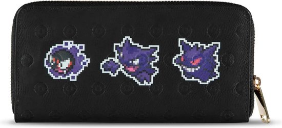 Pokémon - Ghost Dames portemonnee - Zwart