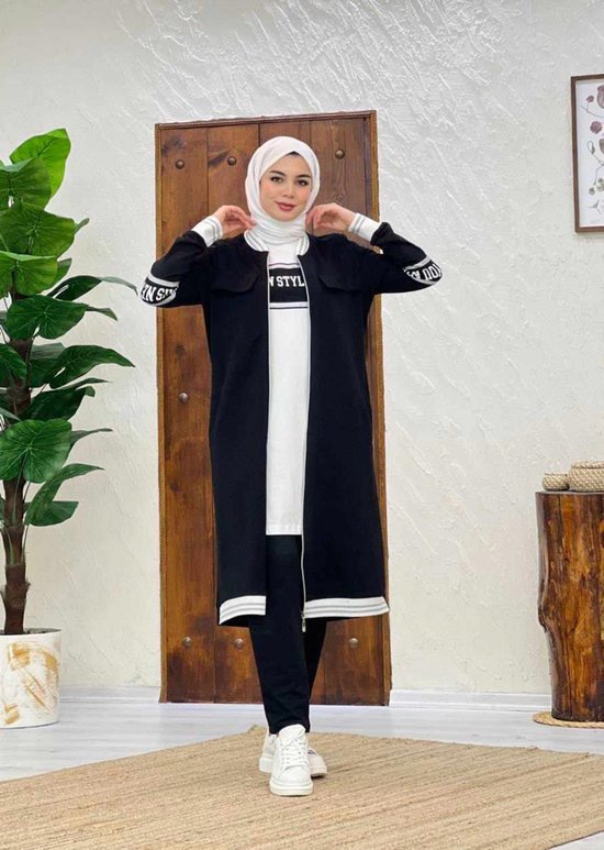 Survêtement long pour hijab costume islamique Survêtement officiel Survêtement femme Survêtement femme Set Merk MMH Set Fashion Survêtement décontracté Vêtements pour femmes -