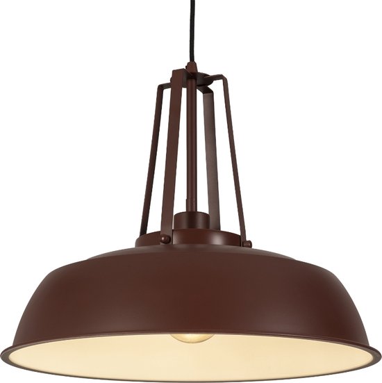 Lumidora Hanglamp 75044 - PORIA - E27 - Rood - Bruin - Metaal - ⌀ 45 cm