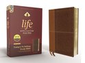 NIV Life Application Study Bible, Third Edition- NIV, Life Application Study Bible, Third Edition, Leathersoft, Brown, Red Letter