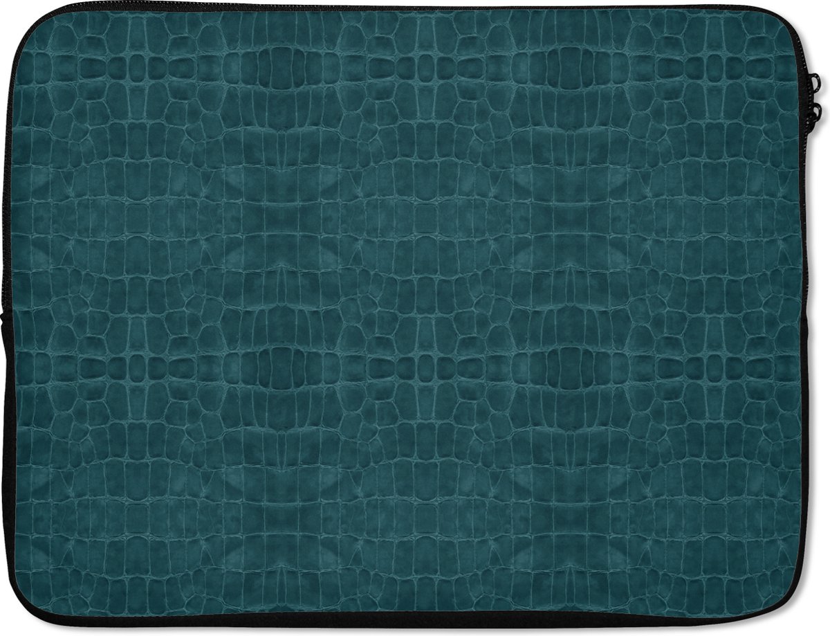 Laptophoes - Paars - Leer print - Laptop - Laptopaccesoires - 17 Inch - Laptopcase