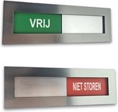 CombiCraft vrij - niet storen bordje met tape 145 x 48 mm - per 5 stuks