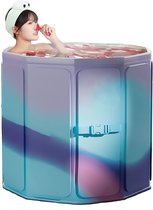 Zitbad voor volwassenen - Opvouwbaar bad voor in douche - Dompelbad - Bath bucket - Eenvoudig Opbergbaar Badkuip - Ook te gebruiken als ijsbad - Ice Bath - 140L 80CM*
