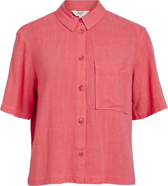 Object Objsanne 2/4 Shirt Dames - Jurken - Kleedje - Roze - Maat 40