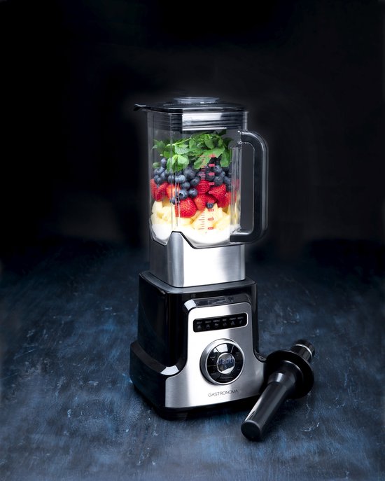 Gastronoma Blender - 2000W en 3L kan - 10 snelheden - Smoothies soepen sauzen en meer - 18180001 - Zwart RVS van Gastronoma — afbeelding 2