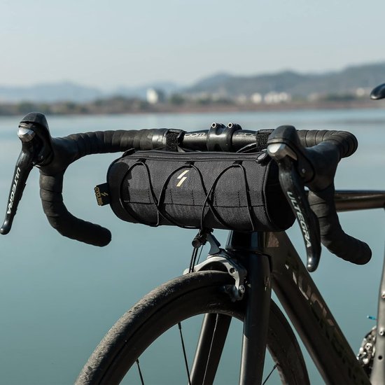 Rhinowalk fietsstuur bepakkingsbasis, fietsstuur-roltassen voor fietsbepakking