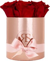 Rosuz luxe boeket doos Zara met rode longlife rozen - Rozen zonder water of verzorging - Valentijn cadeau en valentijn cadeautjes - Valentijnscadeau voor haar - Valentijnsdag 2025
