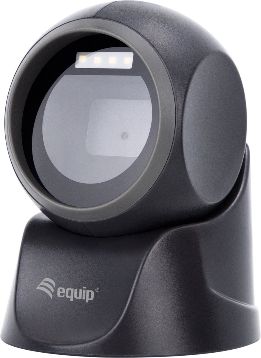 Equip 351027 barcode-lezer Vaste streepjescodelezer 1D/2D LED Zwart