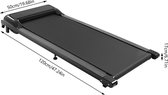 Momentum® - Treadmill - Walking Pad - Compacte Loopband - Looppad - Opvouwbaar - Max snelheid 6 km/h - 121x50x15cm - Zwart