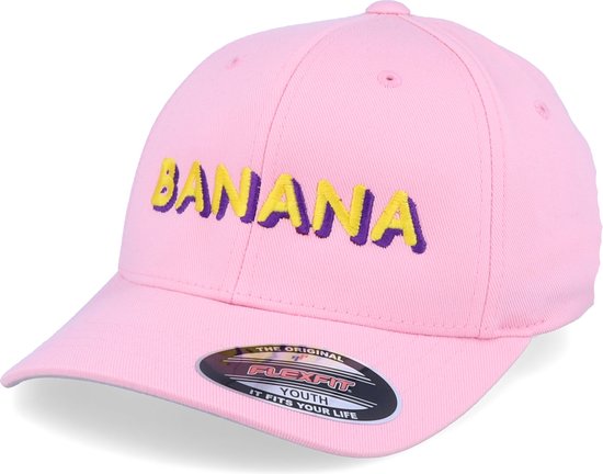 Hatstore- Kids Banana Pink Flexfit - Kiddo Cap Cap
