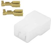 2 polig male connector set