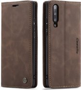 CaseMe Book Case - Samsung Galaxy A70 Hoesje - Donkerbruin