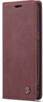 CaseMe Book Case - Samsung Galaxy S8 Hoesje - Bordeaux