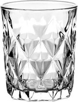 WHISKEY GLAS DIAMOND 30CL SET A4