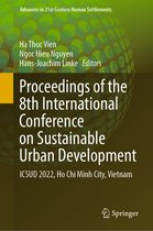 Advances in 21st Century Human Settlements- Proceedings of the 8th International Conference on Sustainable Urban Development