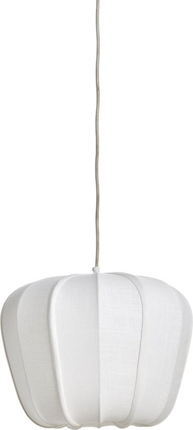 Lampe suspendue Zubedo 1 lumière 40x30cm crème - Moderne - Light & Living