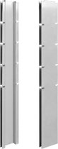 vidaXL-Schuttingpalen-10-st-140-cm-gegalvaniseerd-staal-zilverkleurig