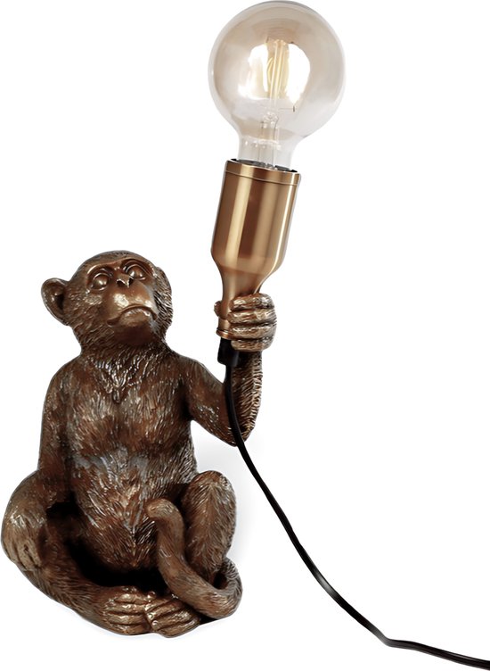 Lampe à Dulaire Singe Goud 28 cm