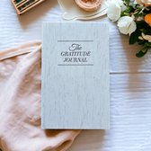 Linnen Gratitude Journal - Dankbaarheid Dagboek - 5 Minute Journal - Moederdag Cadeau - Selfcare & Mindset Invulboek - Troost & Verjaardag Cadeau voor Vrouw/Man