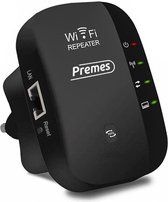 Premes - Wifi Versterker Stopcontact - Gratis Internet Kabel - Nederlandse Handleiding - Draadloos - Wifi Repeater - Wifi Booster