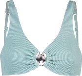 Hunkemöller Bikini Crop top Crinkle Blauw S