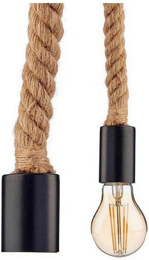 Hanglamp Retro Natuurlijke Bamboe Rotan Geweven Kroonluchter Rotanverlichting Houten Hanglamp Verstelbare Hoogte E27 Hanglamp Eetkamer Woonkamer Slaapkamer Keuken Decoratie Hanglamp,60cm