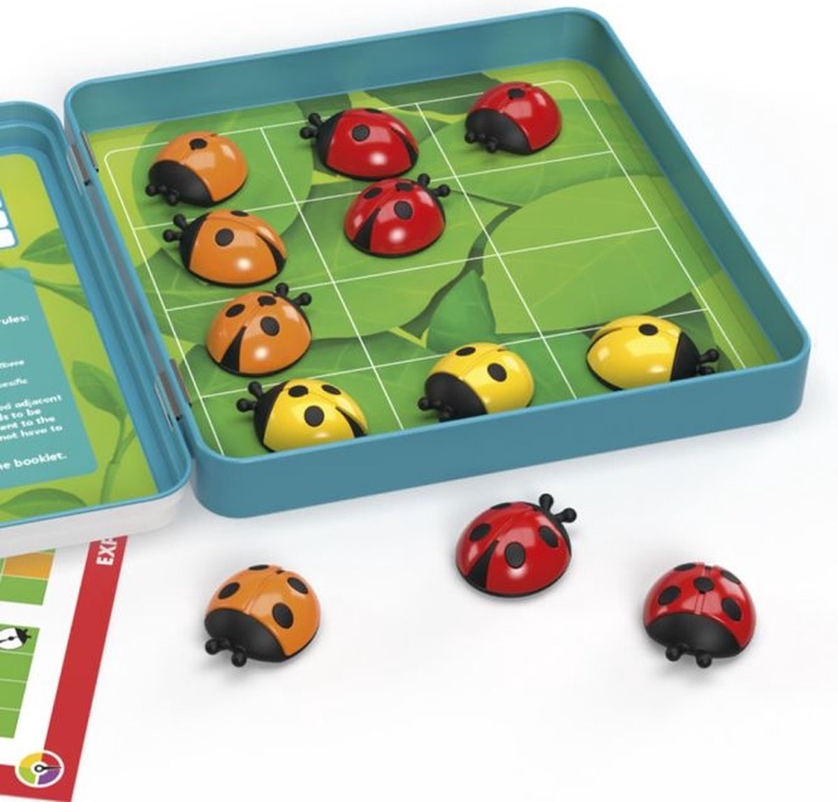 SmartGames LogiBugs - Magnetisch Logisch Denkspel - 48 Educatieve Lieveheersbeestjes Uitdagingen - Compact Reisspel & Solospel - Vanaf 6 Jaar — cadeau in Spellen & Speelgoed - foto 2