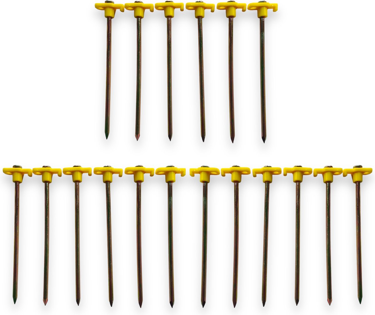 Redcliffs Outdoor Gear Tentharingen - Rotspennen - Extra sterk - 18 stuks - Lengte 20cm