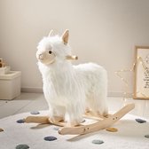 Petite Amélie ® Hobbelpaard - Schommelstoel baby - Hobbeldier - Speelgoed - Vanaf 1 Jaar - Fantasiewerelden vol avontuur - Alpaca