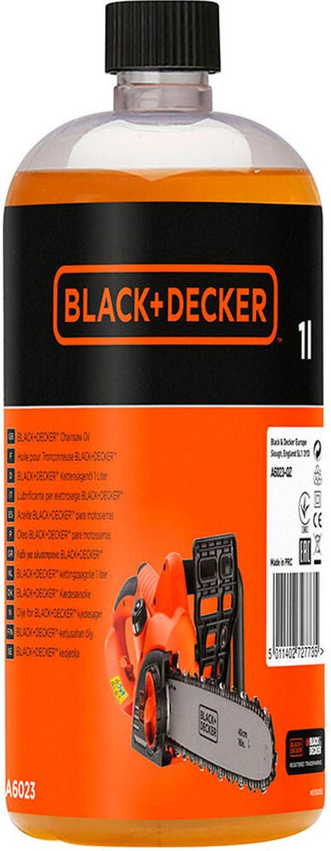 BLACK+DECKER A6023-XJ Kettingzaagolie - 1L - sprayflacon van BLACK+DECKER — afbeelding 3