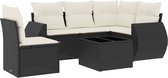 vidaXL-6-delige-Loungeset-met-kussens-poly-rattan-zwart