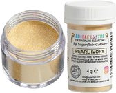 Sugarflair Eetbare Glanspoeder - Pearl Ivory - 4g - Voedingskleurstof