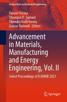 Lecture Notes in Mechanical Engineering - Advancement in Materials, Manufacturing and Energy Engineering, Vol. II