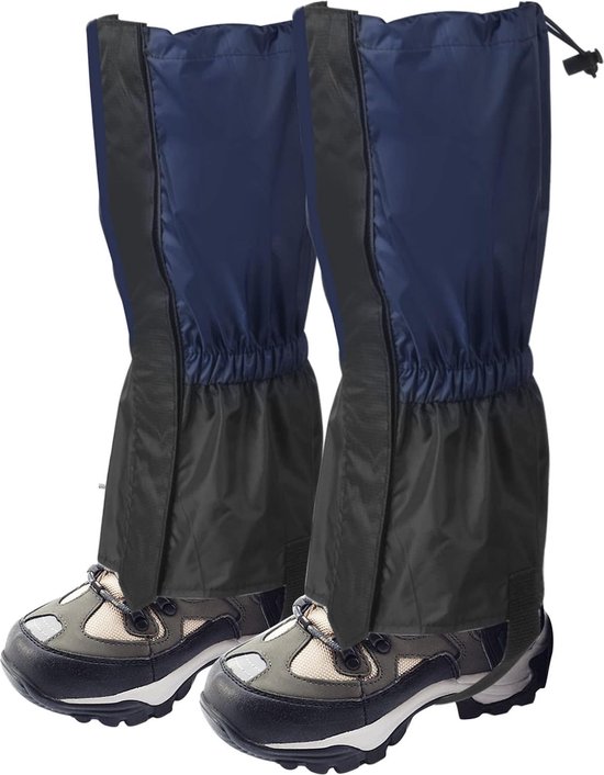 Protège-jambes imperméables Plein air - 1 paire (2 pièces) - Guêtres - 45CM - Etanche - Contre vent pluie neige et poussière - Vélo - Marche - Neige