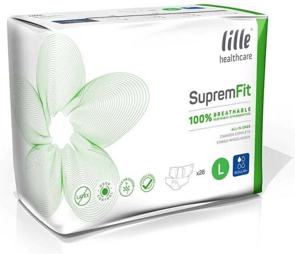 Goedkoopste Lille Suprem Fit Regular Plus Large - 4 pakken van 26 stuks