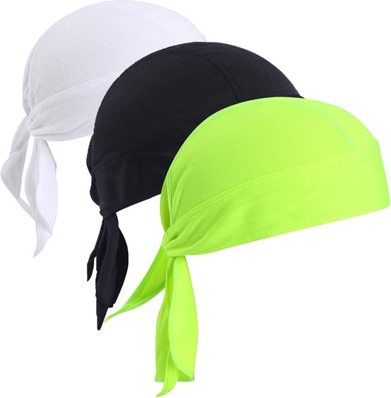 3 Sous-Casques Été Moto Vélo - Casquette Cyclisme Bandana Sport Homme Femme