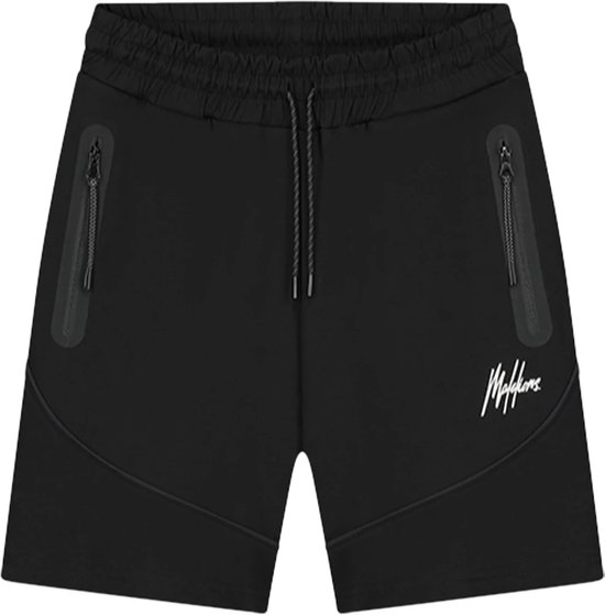 Malelions sport counter short in de kleur zwart.