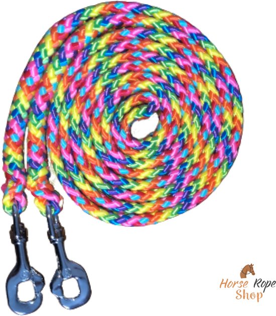 Licol Cheval Arc-en-ciel En Nylon – Taille Réglable (épi) – Multicolore – Occasion