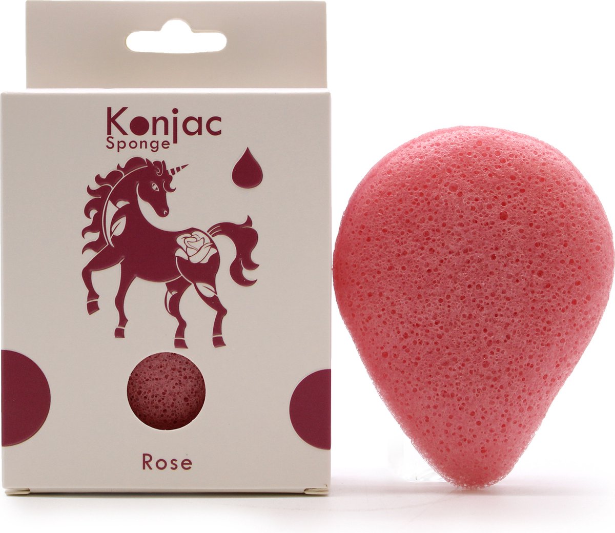 Goedkoopste Beesha Konjac spons Roos