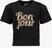 T-shirt fille TwoDay avec élastique noir - Taille 146/152