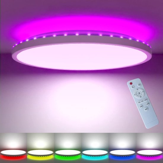 Kleurveranderende Plafondlamp met Afstandsbediening voor Kinderkamer - Betoverende Sfeerverlichting - LED Verlichting - Eenvoudig Bedienbaar - Magische Atmosfeer