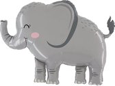 Folie ballon Jungle Olifant XL - folie - ballon - olifant - decoratie - verjaardag - kinderkamer - elephant