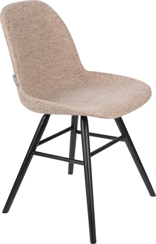 Zuiver Albert Kuip Soft Chair - Chaise de salle à manger - Beige - Set de 2