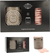 Scentchips® Giftset Basic Logo Taupe - Freesia Lychee cadeauset