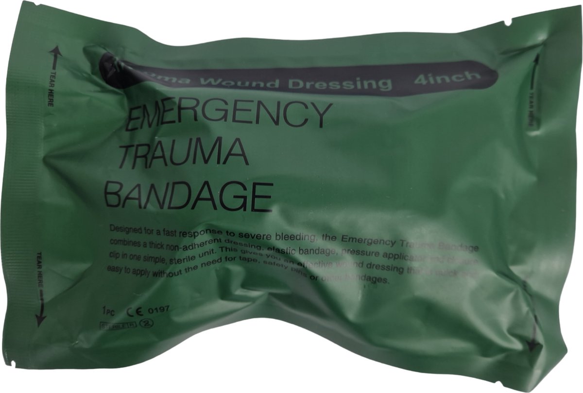 Goedkoopste Traumazwachtel 10cm breed - steriel verband - Hoge kwaliteit - Mexxo