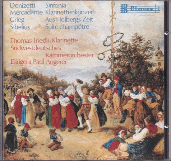 Foto: Klassieke werken gaetano donizetti saverio mercadante edvard grieg jean sibelius thomas friedli klarinet sudwestdeutsches kammerorchester pforzheim o l v paul angerer