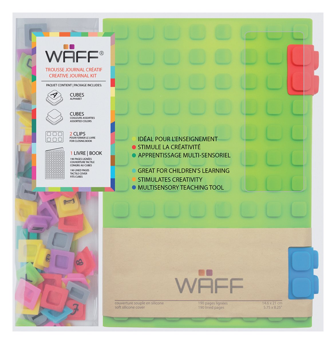 Waff Waff Creatief Dagboek Set A5 Groen