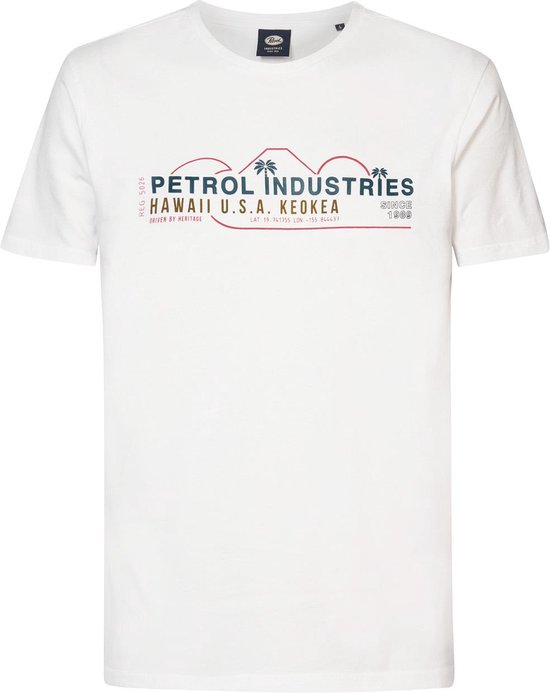 Petrol Industries T-shirt T Shirt Ss Classic Print M 1040 Tsr157 Petrol Mannen