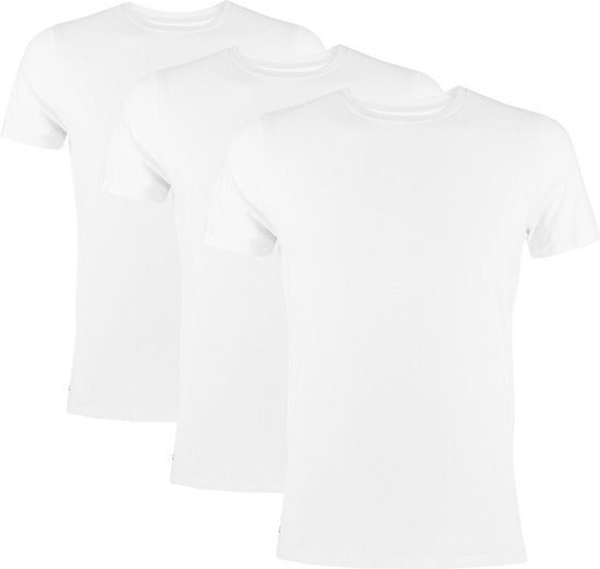 Lacoste Heren 3-pack Ondershirt - Wit - Maat S